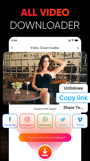 All Video Downloader HD App Screenshot 1 - AppWisp.com