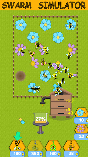Android application Idle Bee: Swarm Simulator screenshort