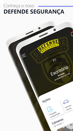 Android application Defende Segurança screenshort