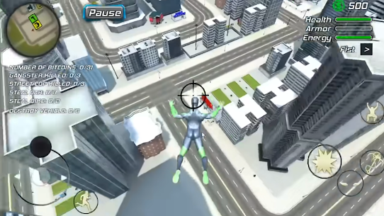 Spider Rope Flying City Hero 1