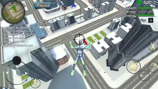 Spider Rope Flying City Hero  screenshots 1