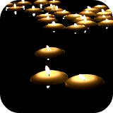 Candles On The Water Video LWP icon