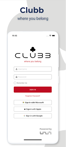 Android application Clubb screenshort