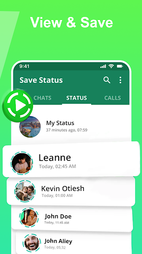 Android application Status Saver For WhatsApp 2024 screenshort
