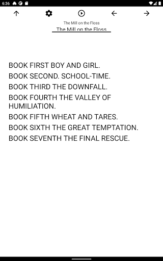Book, The Mill on the Floss Screen 3