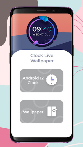 Android Clock Live Wallpaper Screen 2