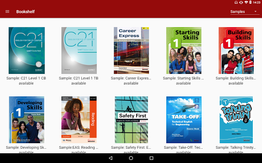 Garnet Education eBooks Screen 3