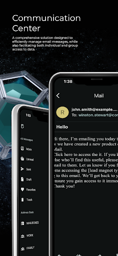 Android application HISTORY Mail screenshort