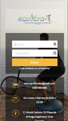 Android application Equilibra-T screenshort