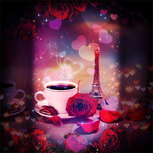 Coffee with Love - Wallpaper logo