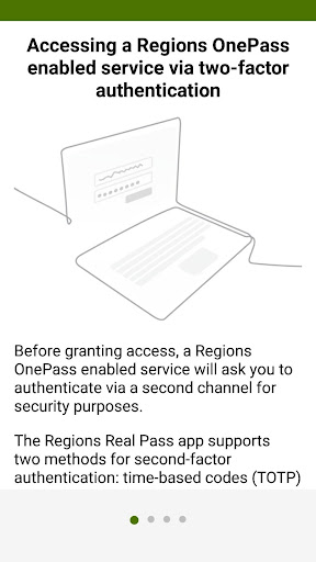 Screenshot of Regions Real Pass