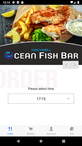 Android application Ocean Fish Bar Holywell screenshort