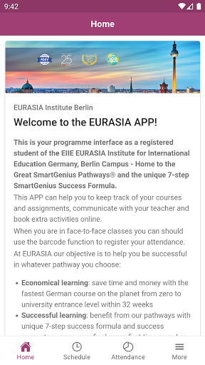 Android application EIIE - STUDY IN GERMANY screenshort