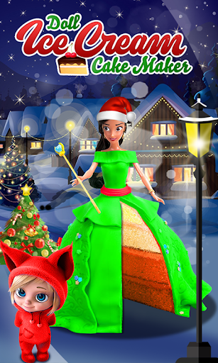 Android application Doll Ice Cream Cake Maker Game screenshort