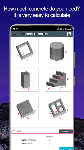 Concrete Calculator Screenshot 1 - AppWisp.com