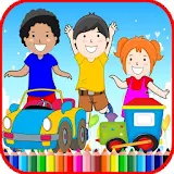 Kids Toys Coloring Book icon