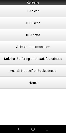 Buddhism: The Three Signata Screen 2