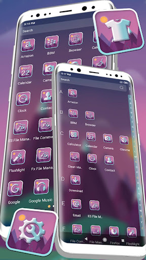 Minimal Nature Launcher Themes Screen 2