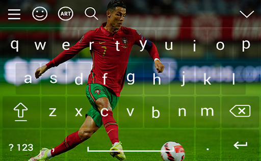 Cristiano CR7 MANU Keyboard Screen 3