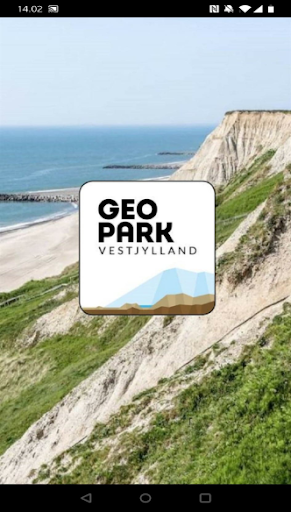 Android application Geopark Vestjylland screenshort