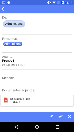eSignaBox - Sign & Send Screen 3