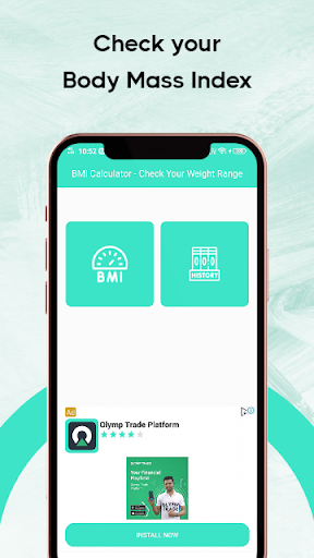 BMI Calculator - Weight Range Screen 2