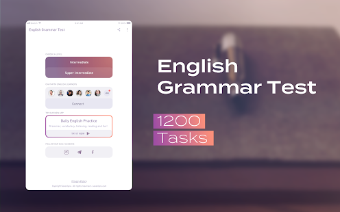 English Grammar Test Tangkapan layar