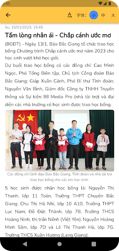 Báo Bắc Giang Screen 2