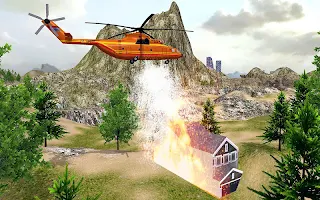 Fire Helicopter Rescue SIM - Screenshot 2
