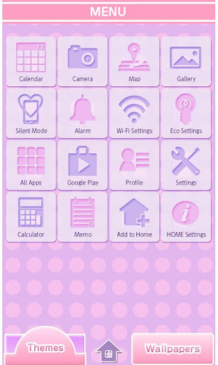 Poppin pink n purple Theme Screen 2