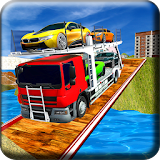 Offroad Car Transporter Truck icon