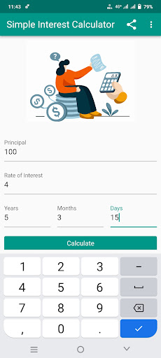 Simple Interest Formula Screen 3