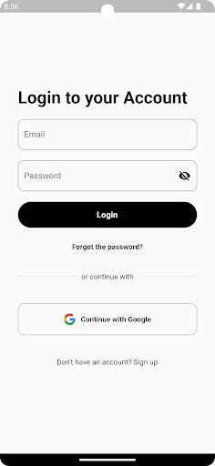 Android application Myunde screenshort