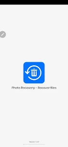 Photo Recovery - Recover files