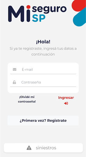 Android application Mi Seguro SP screenshort