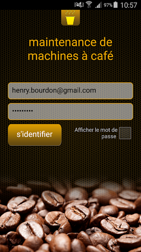 Aperçu de l'application