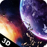 Space & Planets 3D LWP HD icon