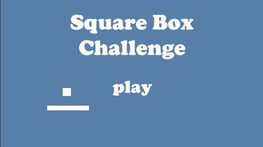 Android application Square Box Challenge screenshort