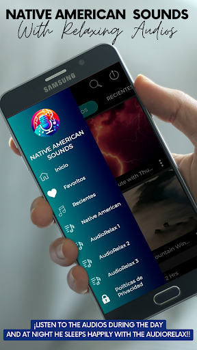 Android application Native American Music screenshort