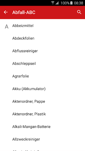 Abfall-App Landratsamt Fürth Screen 2