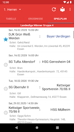 SC Bayer 05 Uerdingen Handball Screen 2