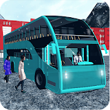 Offroad Tourist Snow Bus Drive icon