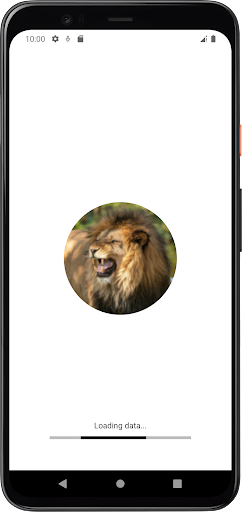 Android application Lion Sounds screenshort