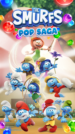 Android application The Smurfs - Bubble Pop screenshort