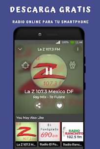 La Z 107.3  México  DF Radio FM Gratis en Vivo 2