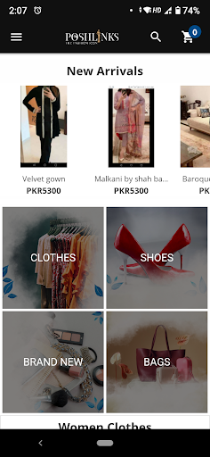 Android application PoshLinks screenshort