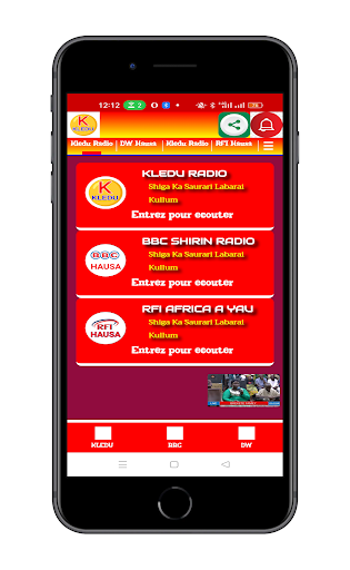Android application Kledu Radio screenshort