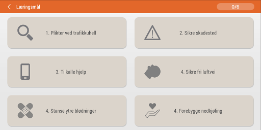 Først på skadested Screen 2