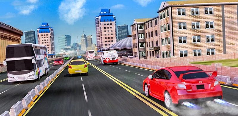 Modern Car Traffic Racing Tour - free games