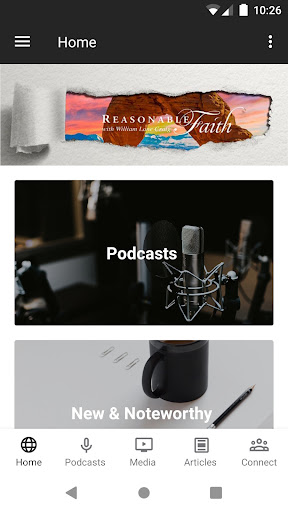 Android application Reasonable Faith screenshort